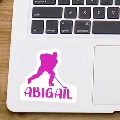 Abigail Sticker Eishockeyspielerin Notebook Image