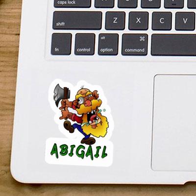 Lumberjack Sticker Abigail Laptop Image