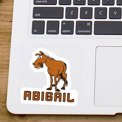 Horse Sticker Abigail Notebook Image