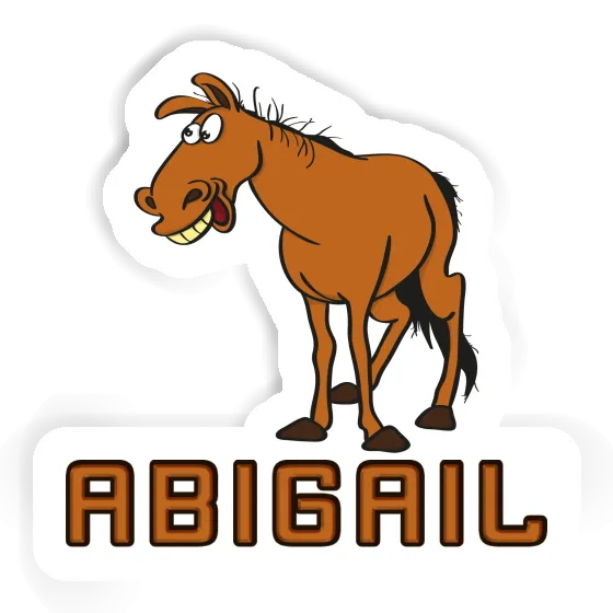 Horse Sticker Abigail Image