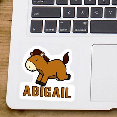 Horse Sticker Abigail Notebook Image