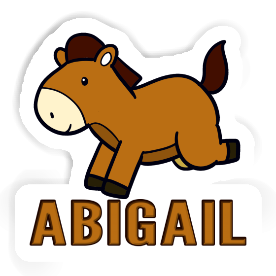 Horse Sticker Abigail Laptop Image