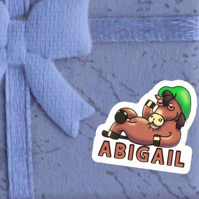 Lying horse Sticker Abigail Gift package Image