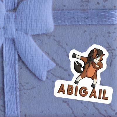 Dabbing Horse Sticker Abigail Laptop Image