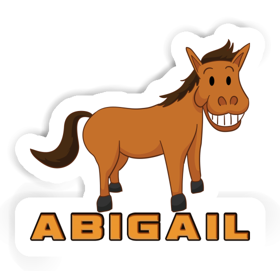 Sticker Horse Abigail Laptop Image