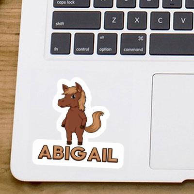 Horse Sticker Abigail Notebook Image