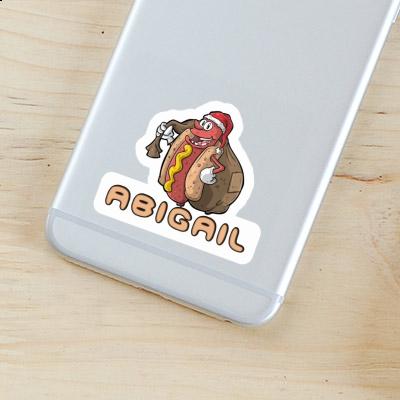 Hot Dog Sticker Abigail Notebook Image