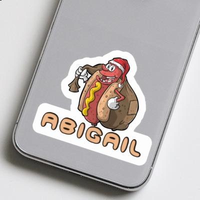 Hot Dog Sticker Abigail Laptop Image