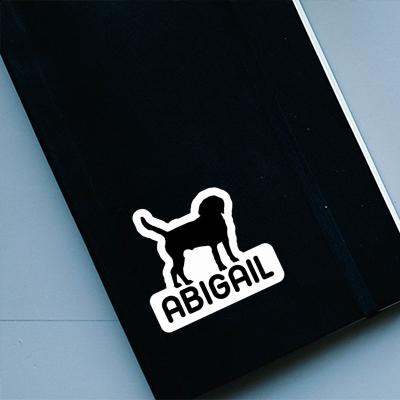 Abigail Sticker Dog Laptop Image