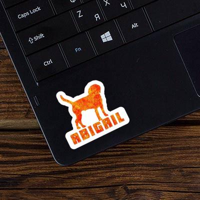 Sticker Dog Abigail Laptop Image