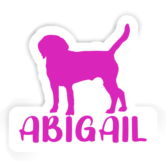 Dog Sticker Abigail Image