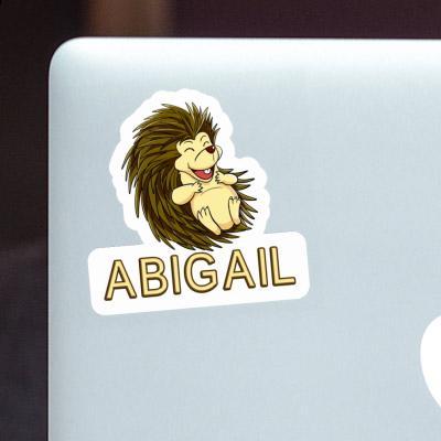 Hedgehog Sticker Abigail Laptop Image