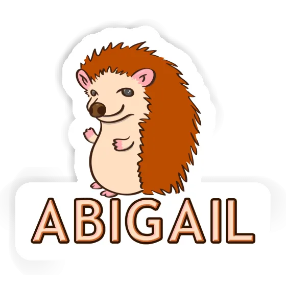 Abigail Sticker Hedgehog Notebook Image