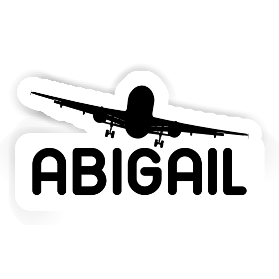 Abigail Sticker Airplane Notebook Image