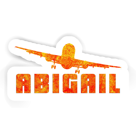 Abigail Sticker Airplane Laptop Image