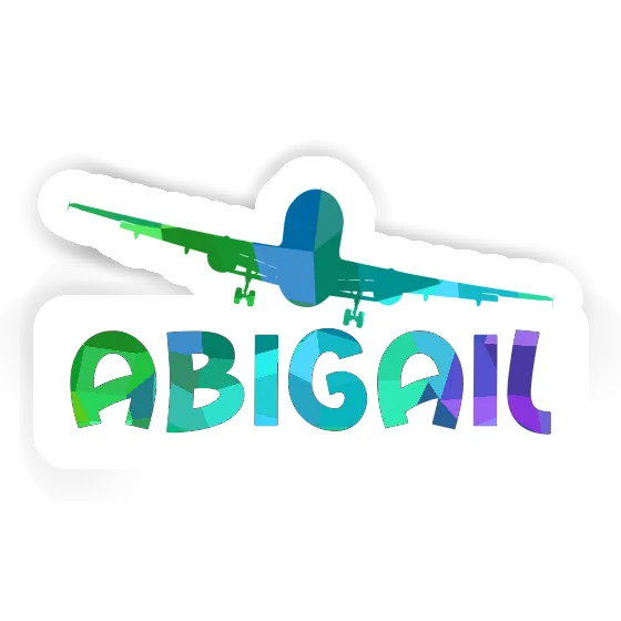 Sticker Abigail Airplane Image