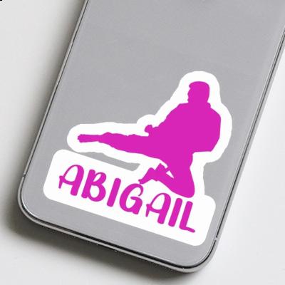 Abigail Sticker Karateka Laptop Image