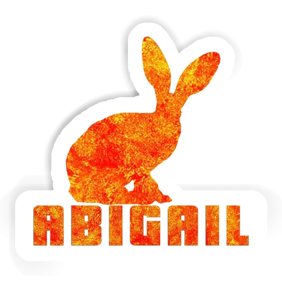 Rabbit Sticker Abigail Image