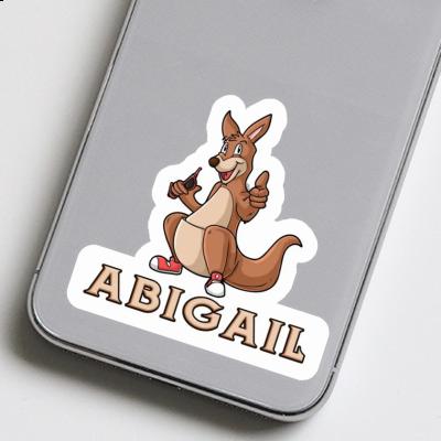 Känguruh Sticker Abigail Laptop Image