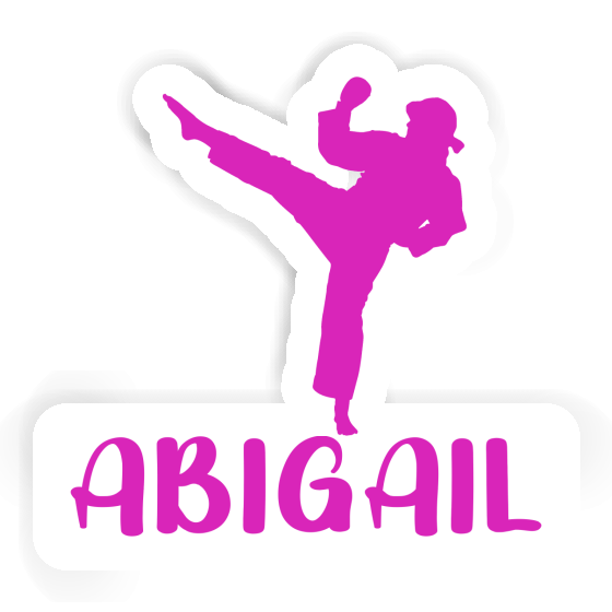 Abigail Sticker Karateka Laptop Image