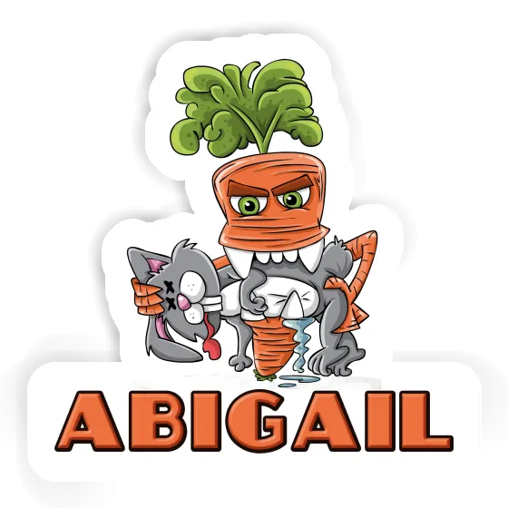 Abigail Sticker Monster Carrot Notebook Image