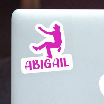 Abigail Sticker Kletterer Notebook Image