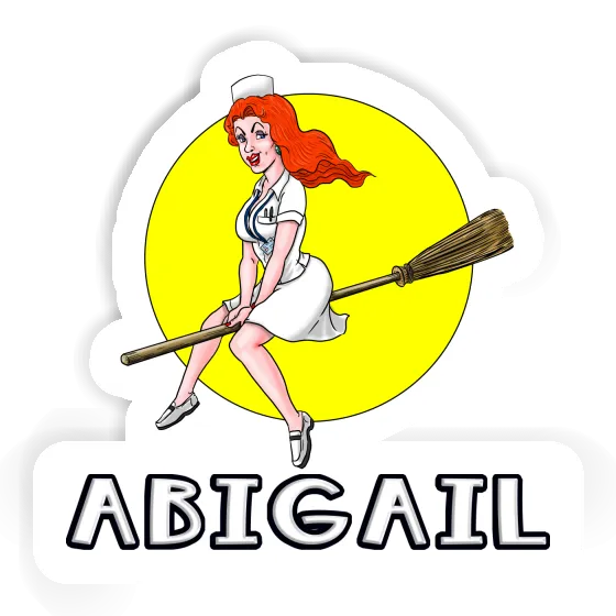 Nurse Sticker Abigail Laptop Image