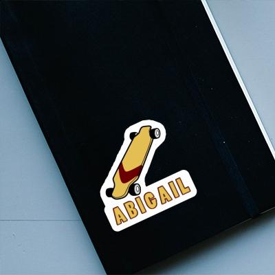 Skateboard Sticker Abigail Laptop Image