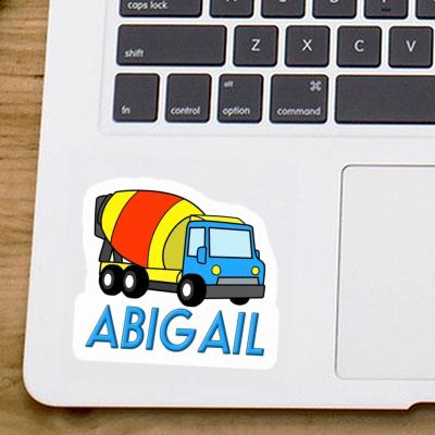 Autocollant Abigail Camion malaxeur Laptop Image