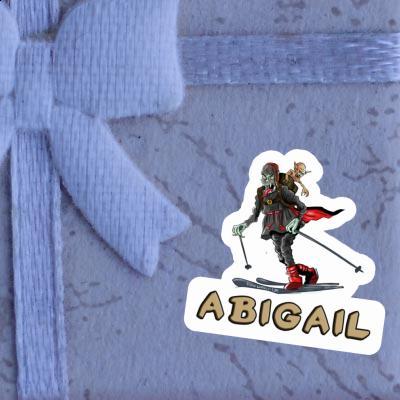 Abigail Sticker Telemarker Laptop Image