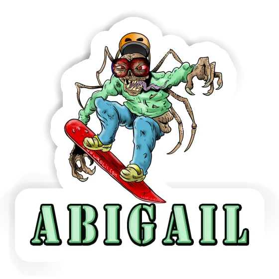 Abigail Autocollant Snowboardeur Gift package Image