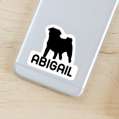 Pug Sticker Abigail Laptop Image