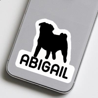 Pug Sticker Abigail Image