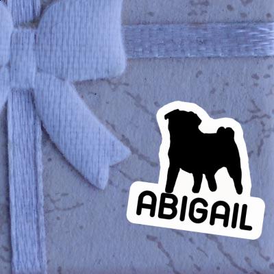 Pug Sticker Abigail Laptop Image