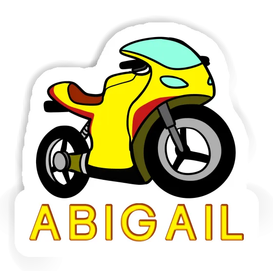 Motorcycle Sticker Abigail Laptop Image