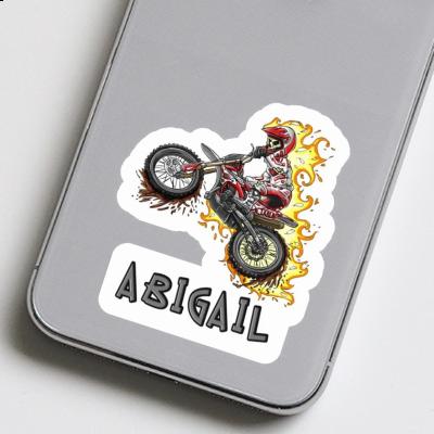 Abigail Sticker Motocross Rider Laptop Image