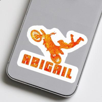 Sticker Motocross Jumper Abigail Notebook Image