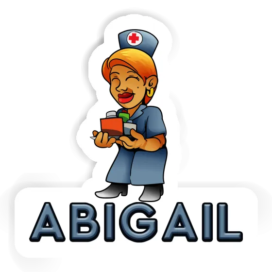 Sticker Abigail Nurse Laptop Image