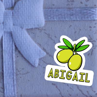 Abigail Sticker Olive Notebook Image