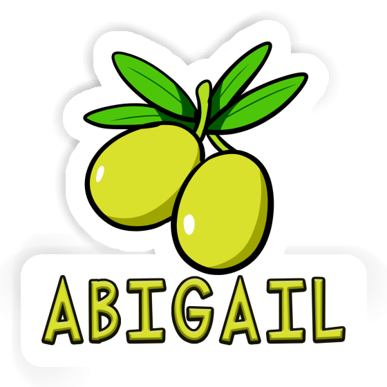 Abigail Sticker Olive Image