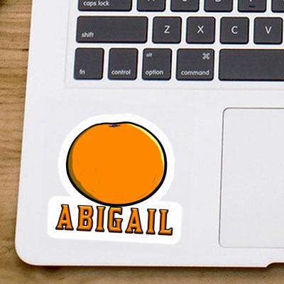 Abigail Aufkleber Orange Notebook Image