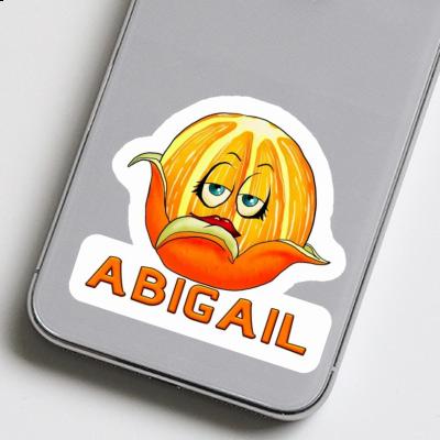 Sticker Orange Abigail Notebook Image