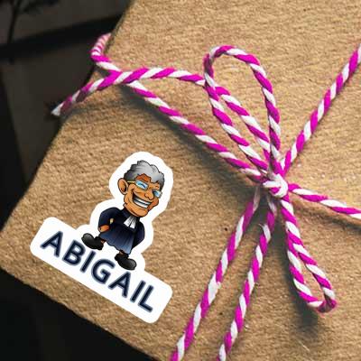 Abigail Sticker Vicar Notebook Image