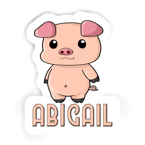 Sticker Pigg Abigail Laptop Image