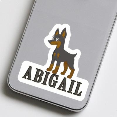 Abigail Autocollant Pinscher Laptop Image