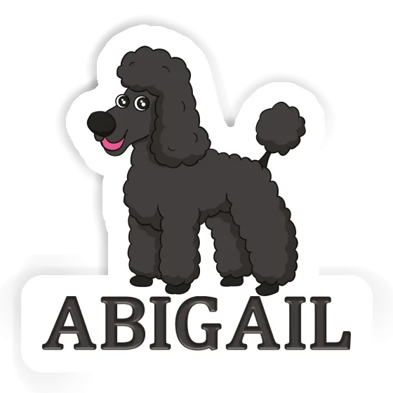 Sticker Abigail Poodle Laptop Image