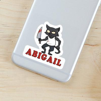 Sticker Psycho Cat Abigail Image