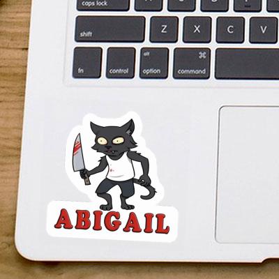 Autocollant Abigail Chat psychopathe Laptop Image