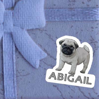 Pug Sticker Abigail Laptop Image