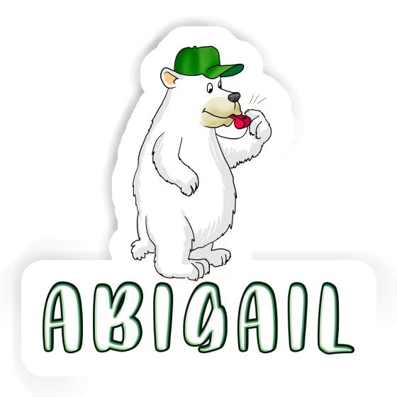 Sticker Abigail Bear Notebook Image